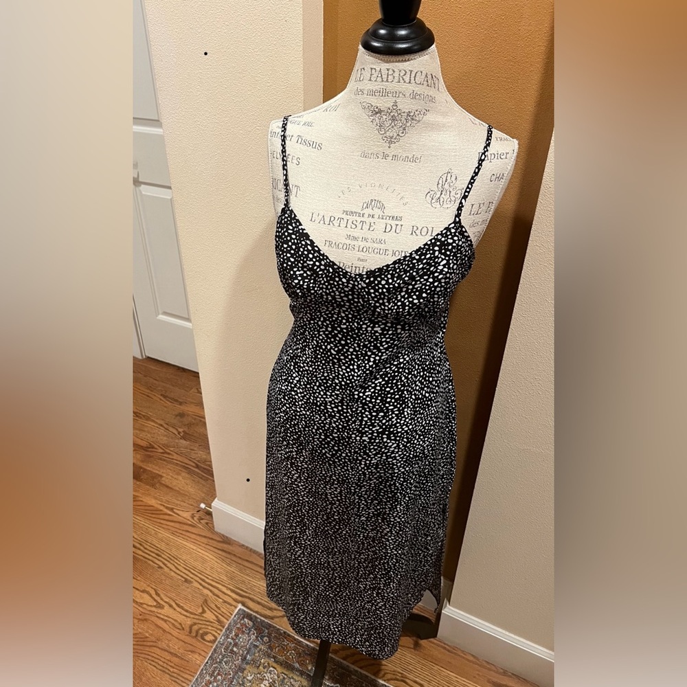 SHEIN Summer Dress, NWOT, Size Large (US 8-10) Color Black/White